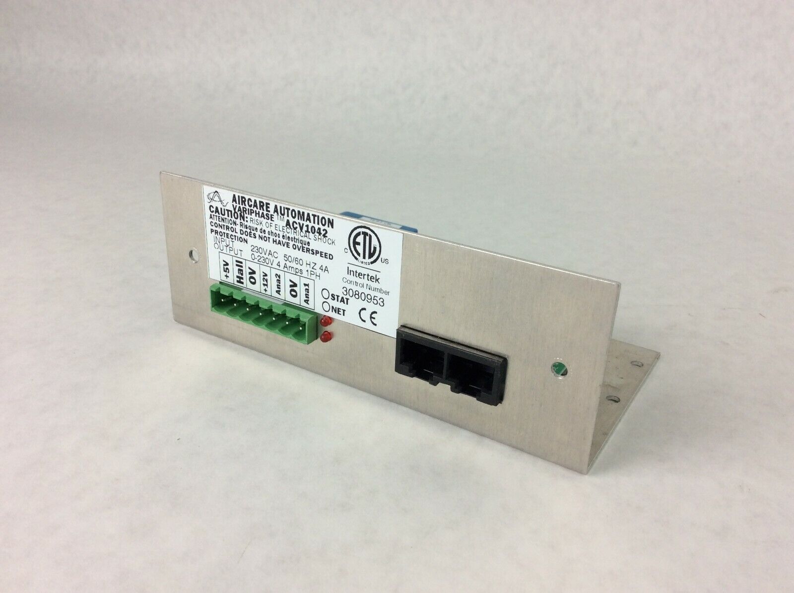 AirCare Automation VariPhase Fan Blower Phase Speed Controller ACV1042