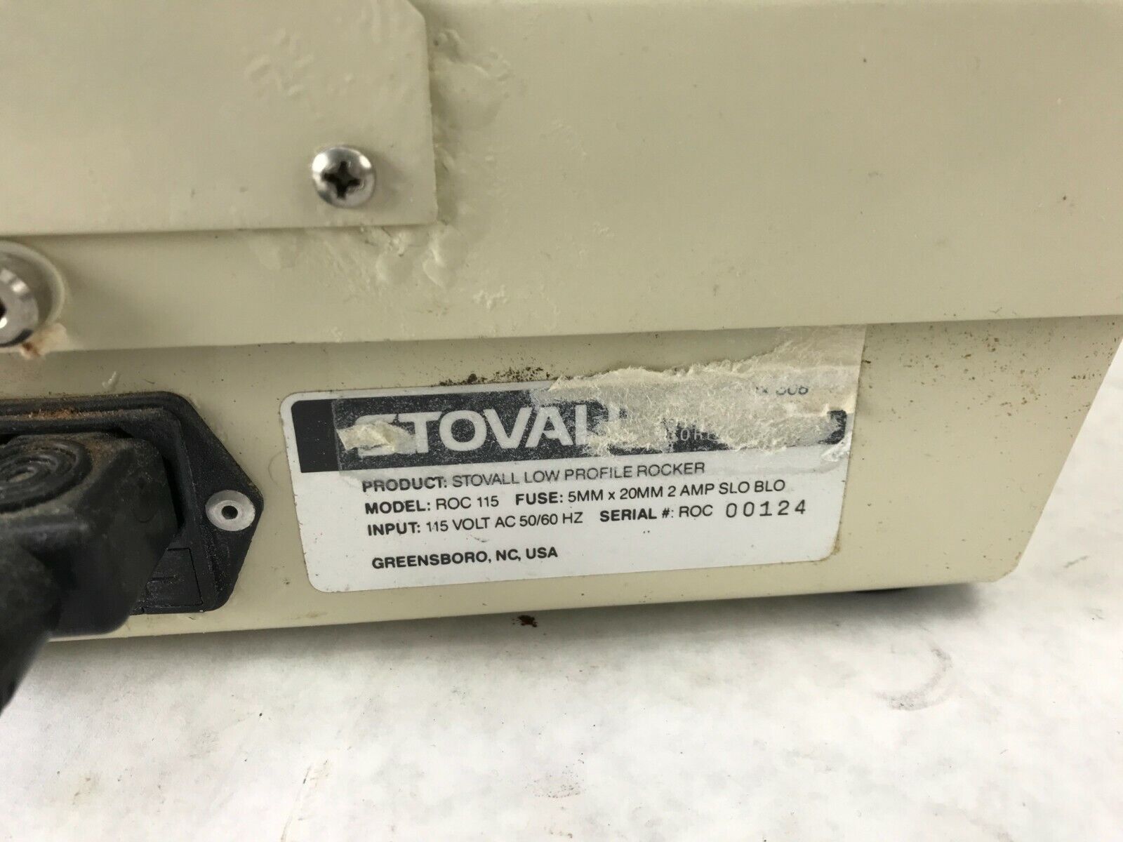 Stovall Life Science Low Profile Rocker ROC 115