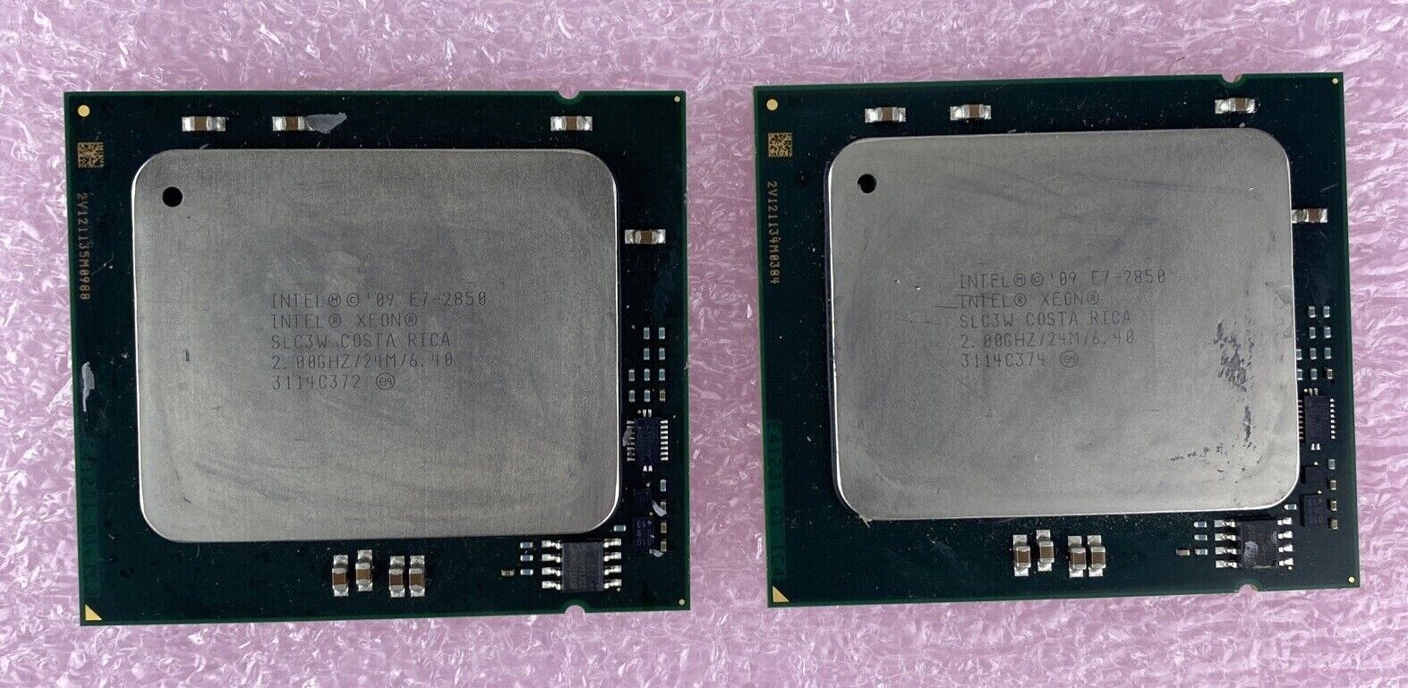 Lot of 2 Intel Xeon E7-2850 SLC3W 2GHz 24MB 10-Core LGA 1567 Server CPU 130W P4S