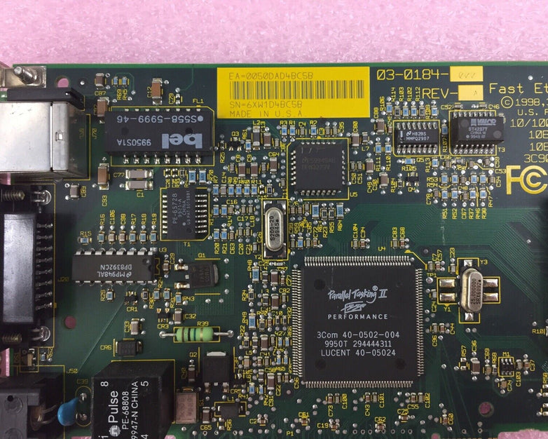 FAST ETHERLINK XL PCI 02-0184-000 REV-03 03-0184-000