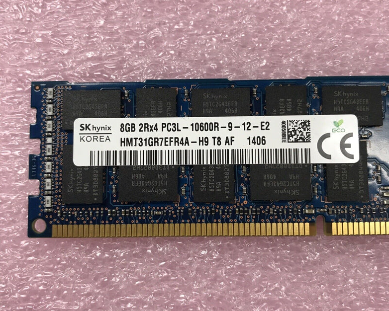 Hynix 16GB 2x8GB 2Rx4 PC3L-10600R-9-12-E2 Ram HMT31GR7EFR4A-H9