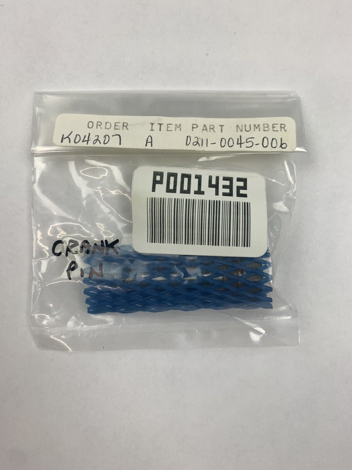 Milton Roy Prep Pump Parts - Crank Pin 0211-0045-006