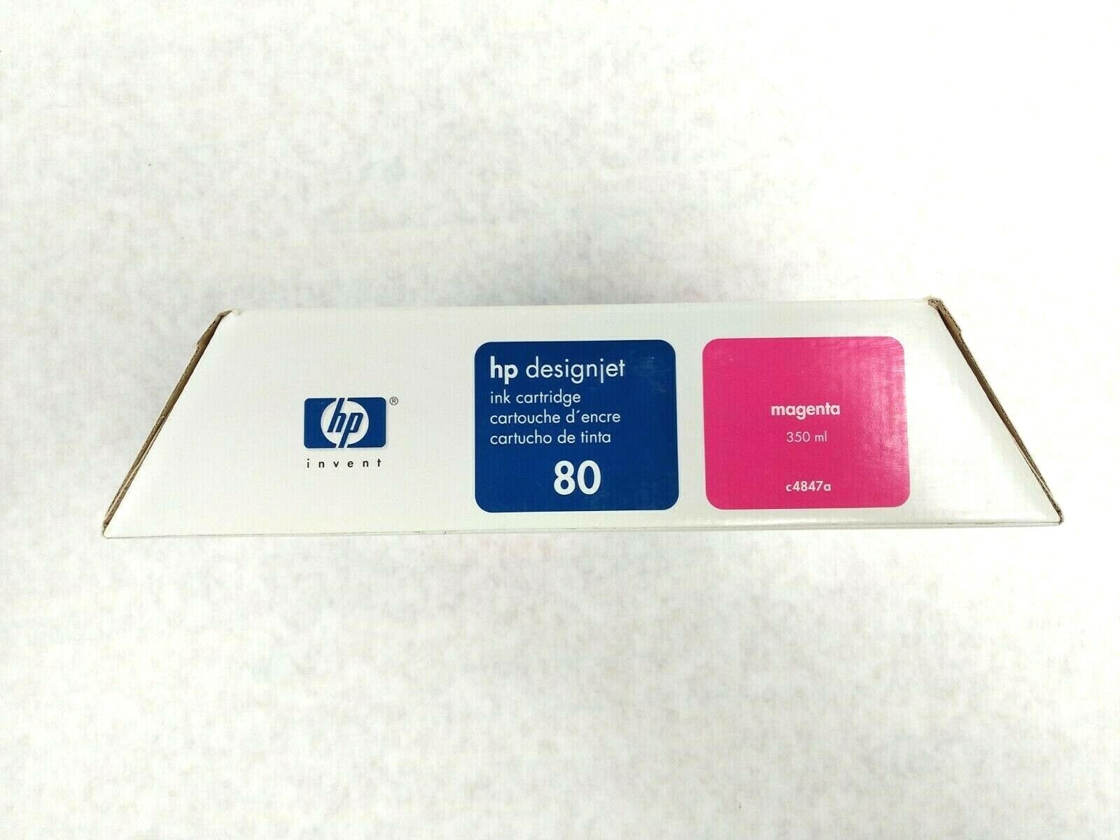 HP 80 Designjet C4847A Magenta 350ml Ink Cartridge 17 APR 10