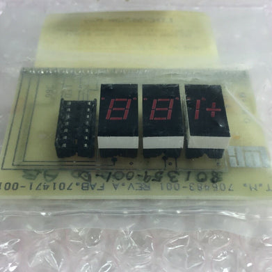 LDC / Milton Roy Part# 801395001 PCb Assy Display Gr Master