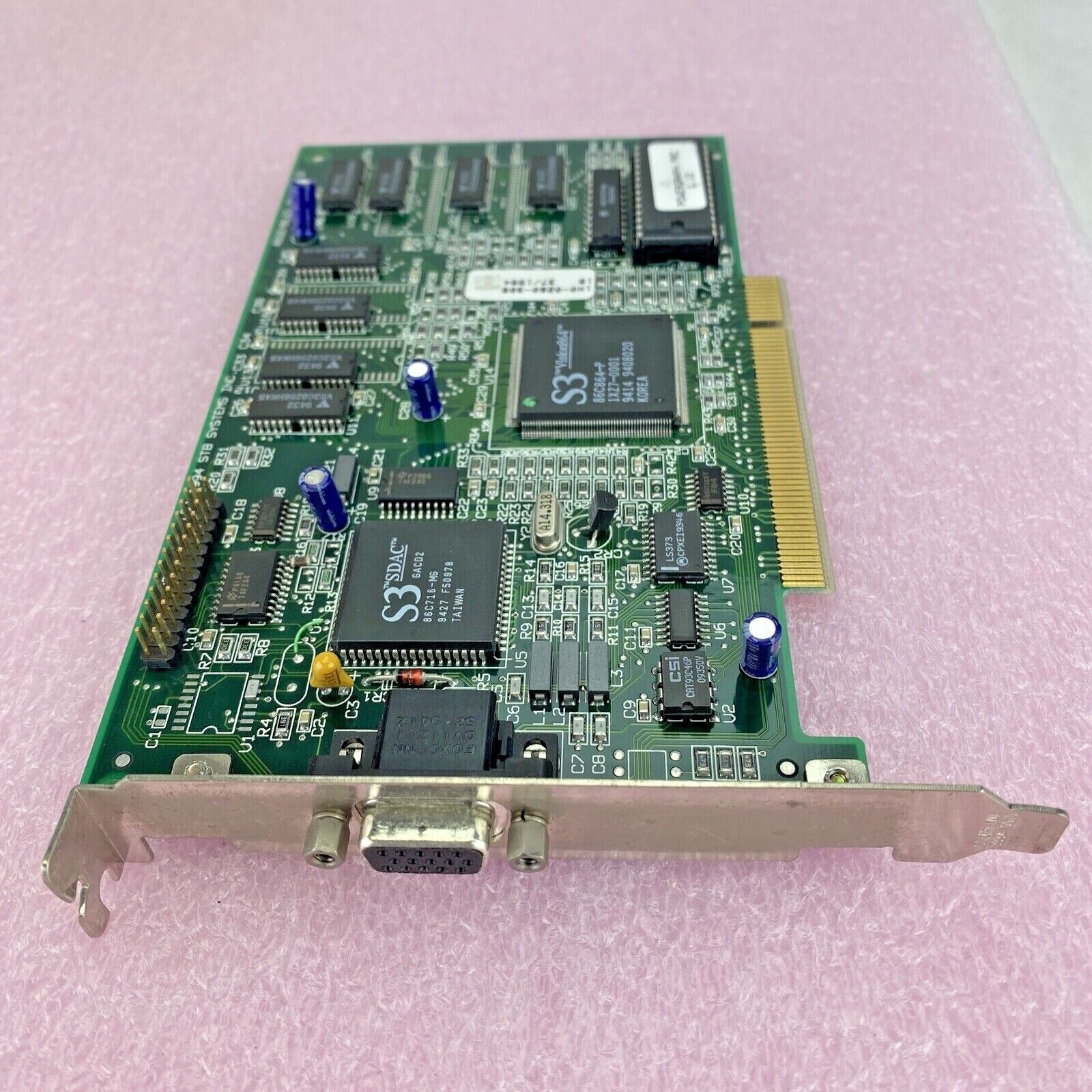 STB Powergraph Pro 1X0-0260-309 210-0142-002 EKSUSA864PCI PCI VGA Video Card