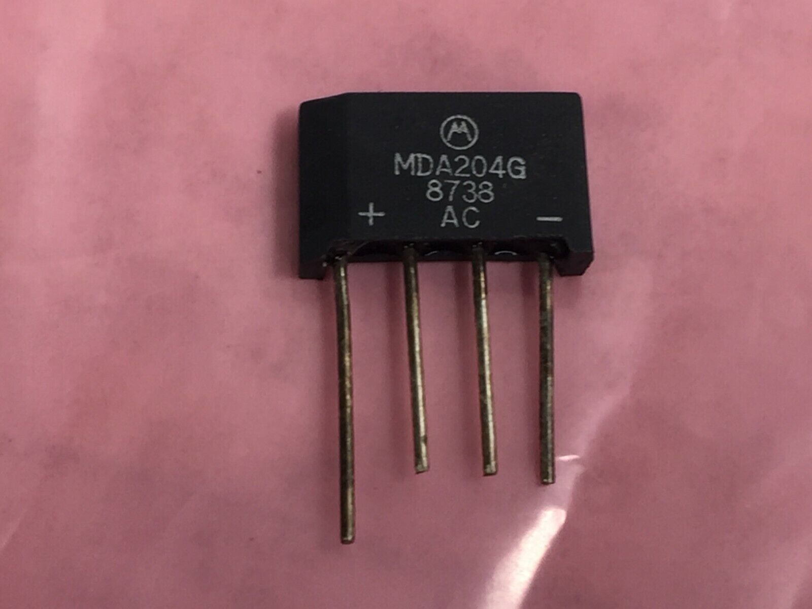 Genuine Motorola MDA204G  Bridge Rectifier Diode  2A  400V   Lot of 3