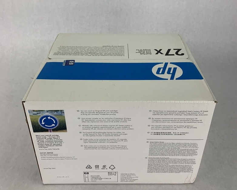 New Sealed OEM HP C4127D Dual Pack 2-27X Black Toner for Laserjet 4000 & 4050