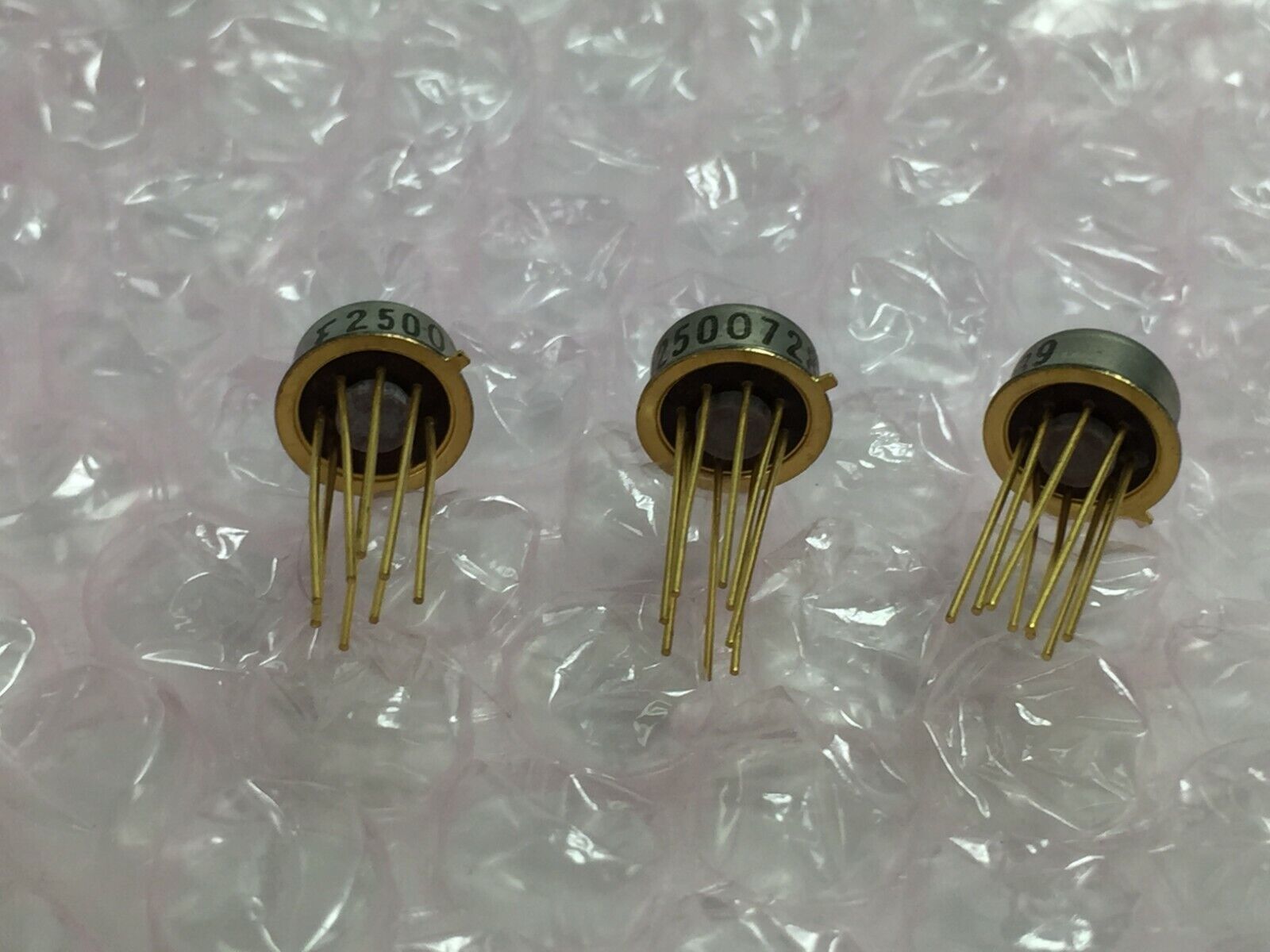 (3) Fairchild 2500728 Metal Can  Lot of 3  NOS
