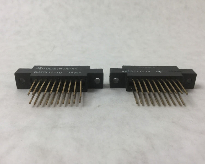 Texas H425111-10 Connector Receptacle, (Lot of 2)