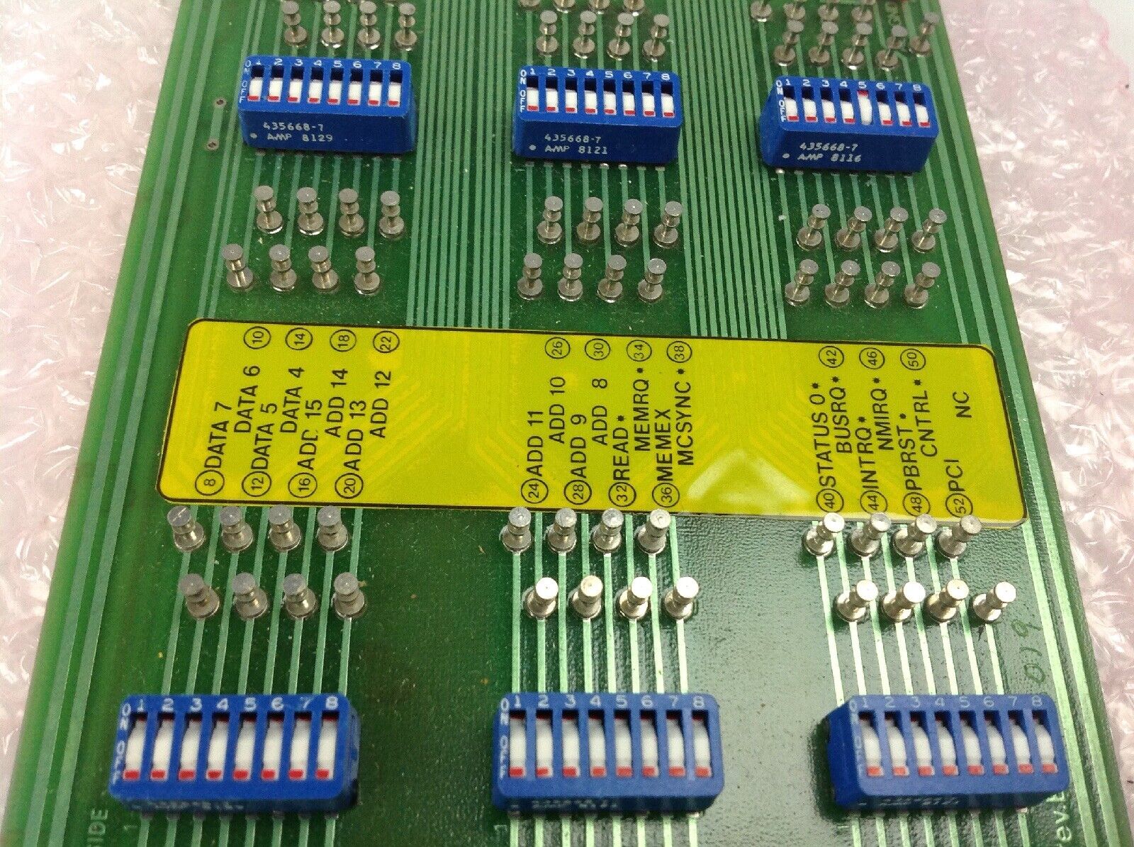 Ace P 2VO 311 Circuit Board 7911/SEC Rev B 06019 Connector Amp 530384-9 8049