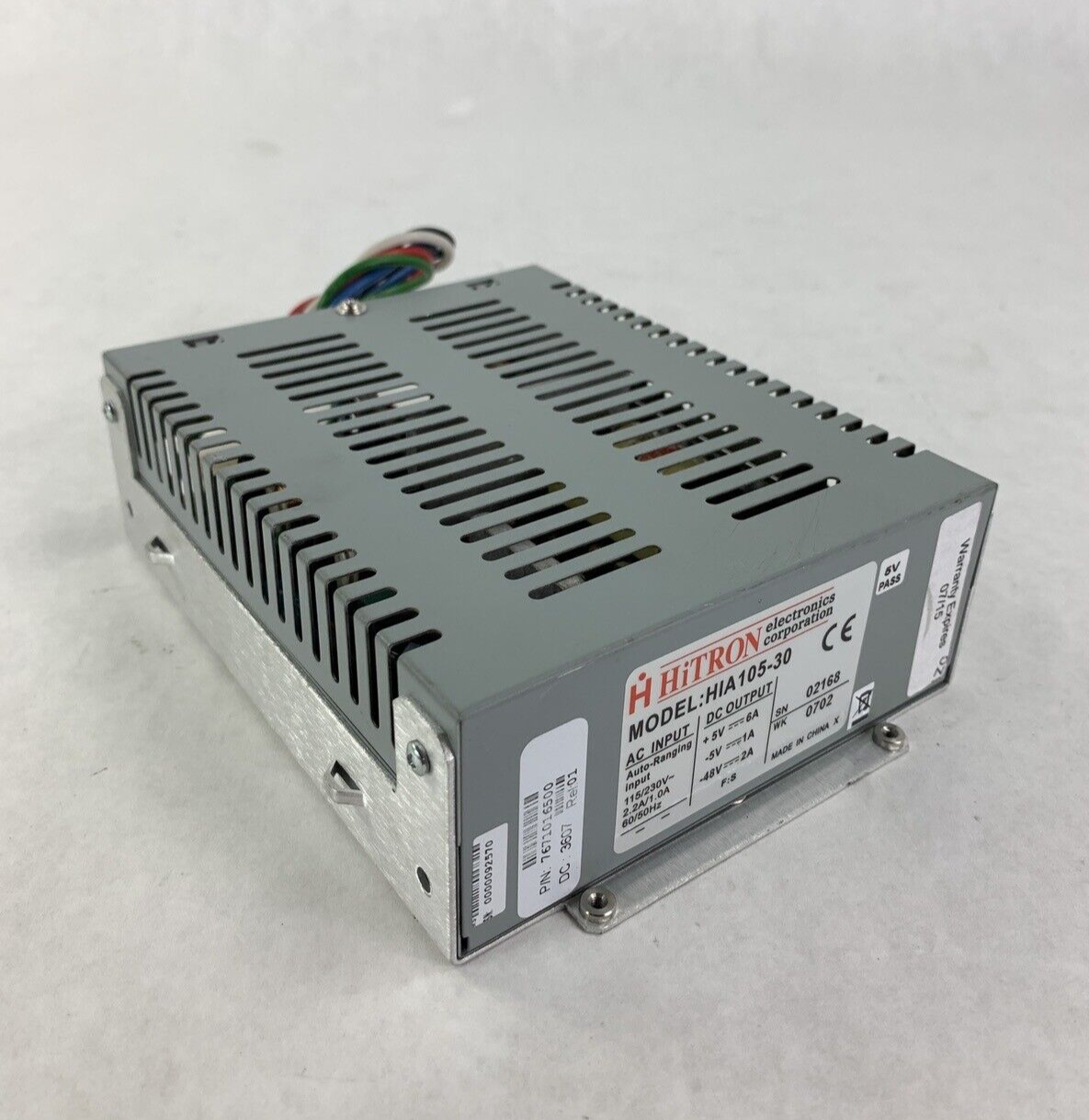 HiTRON HIA105-30 Power Supply 115/230V 2.2A/1.0A 60/50Hz