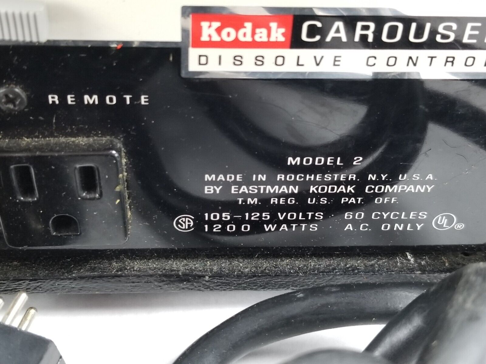 Kodak Carousel Dissolve Control Model 2 Untested.