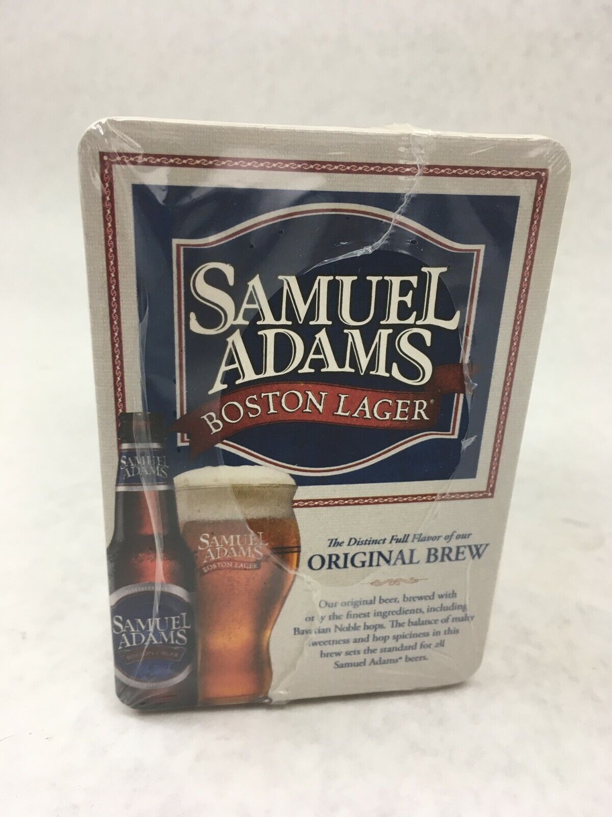 Sam Samuel Adams Beer Coaster Bar Barware Full Sleeve 125 Boston Lager 2010