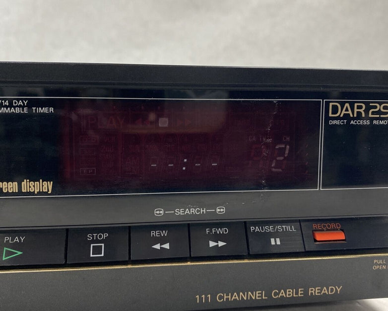 Teknika VCR882 VHS Player VCR Recorder Made in Japan NEEDS REPAIR