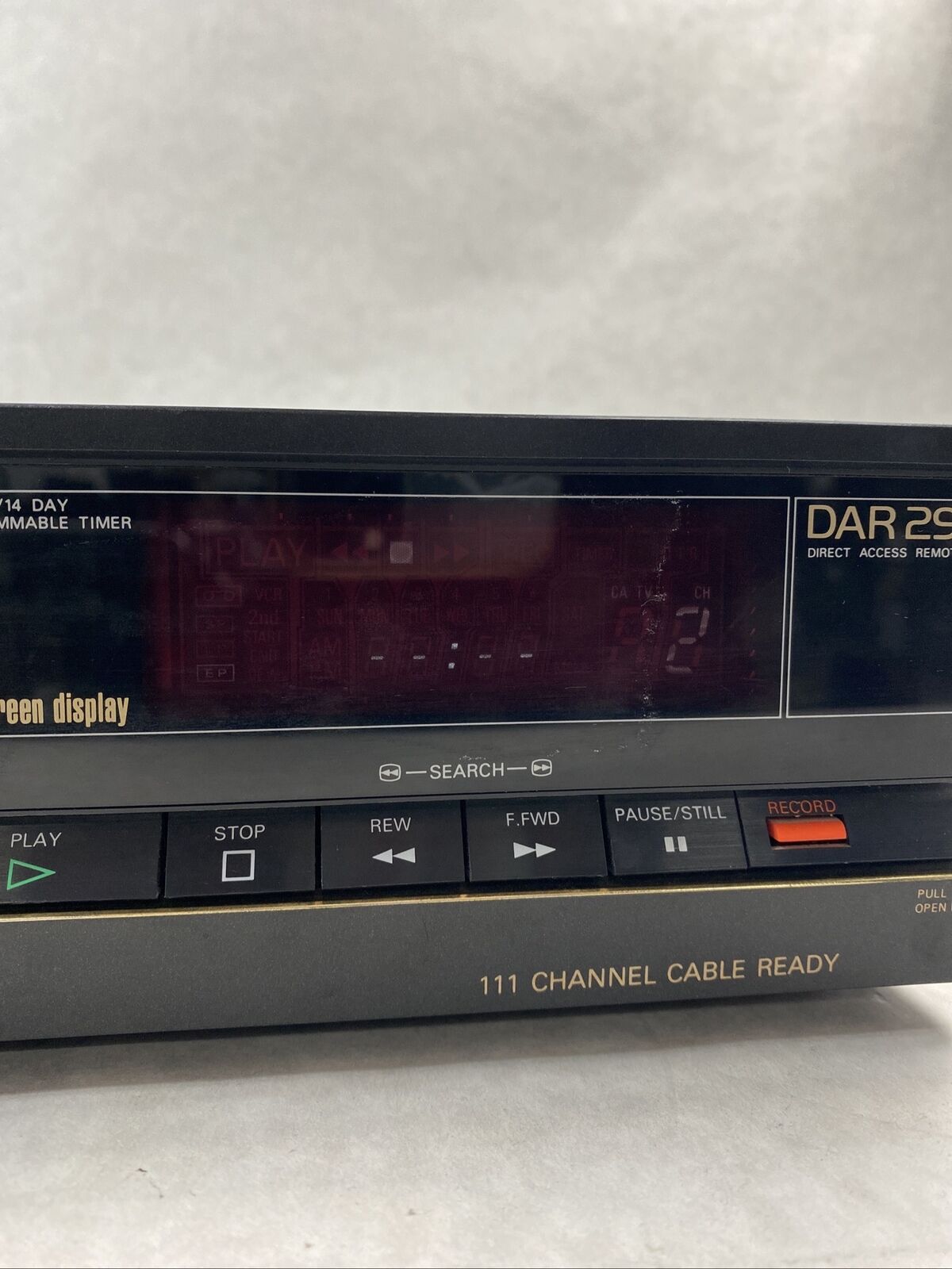 Teknika VCR882 VHS Player VCR Recorder Made in Japan NEEDS REPAIR