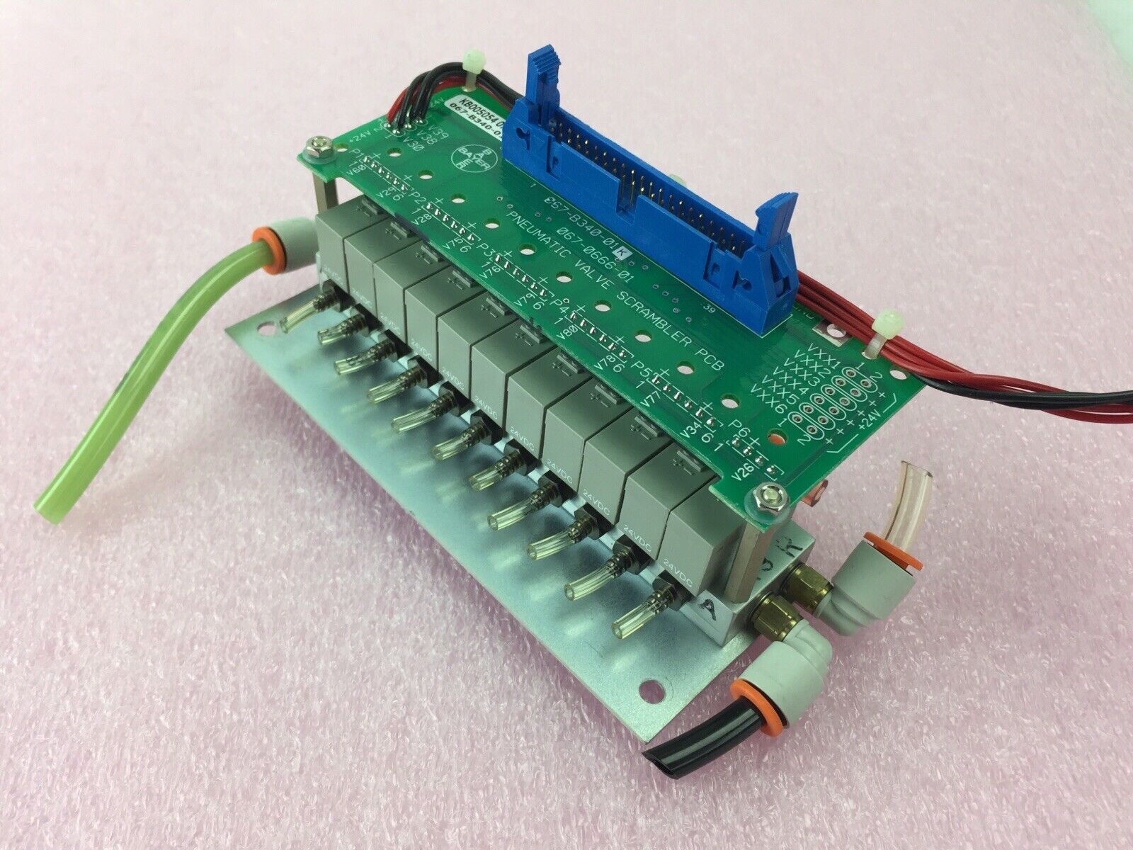Siemens Bayer - 067-B340-01K - Pneumatic Value Scrambler PCB