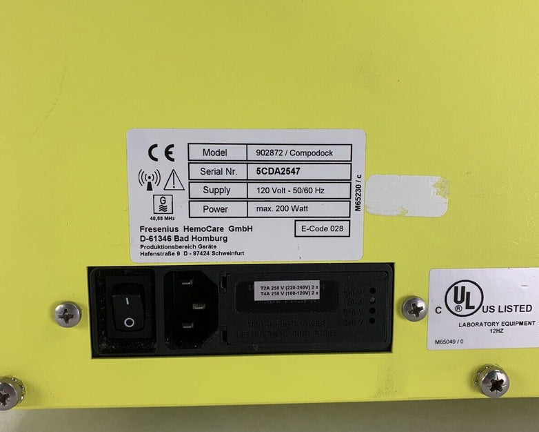 Compodock Fresenius Kabi 902872 Power Tested