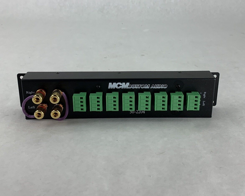MCM Custom Audio Model 50-2204 Speaker Distribution Panel Box Opened