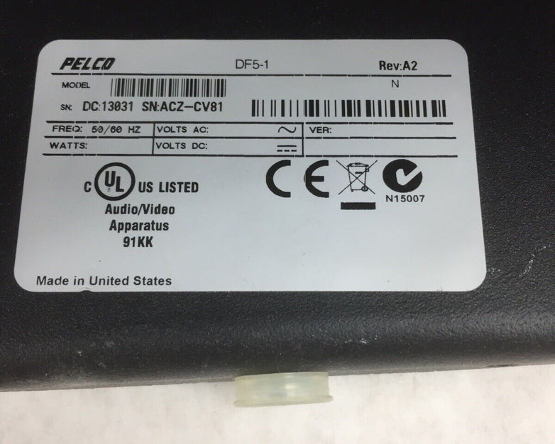 Pelco DF5-0  Camera Housing and Lid Grade C