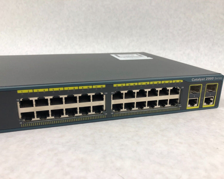 Cisco WS-C2960-24TC-L Catalyst 2960 Series 24-Port 10/100 Ethernet Switch