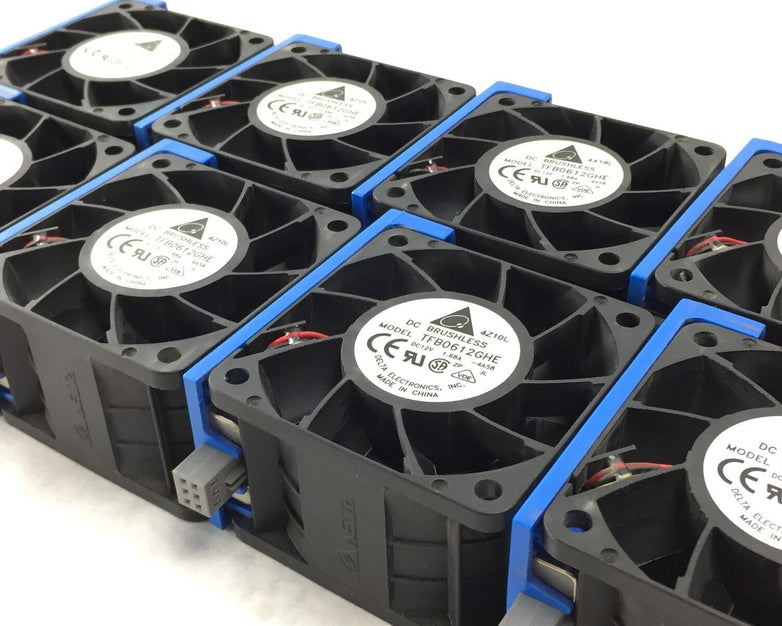 Delta TFB0612GHE 12V 1.68A DC Brushless Fan 60mm  Lot of 8