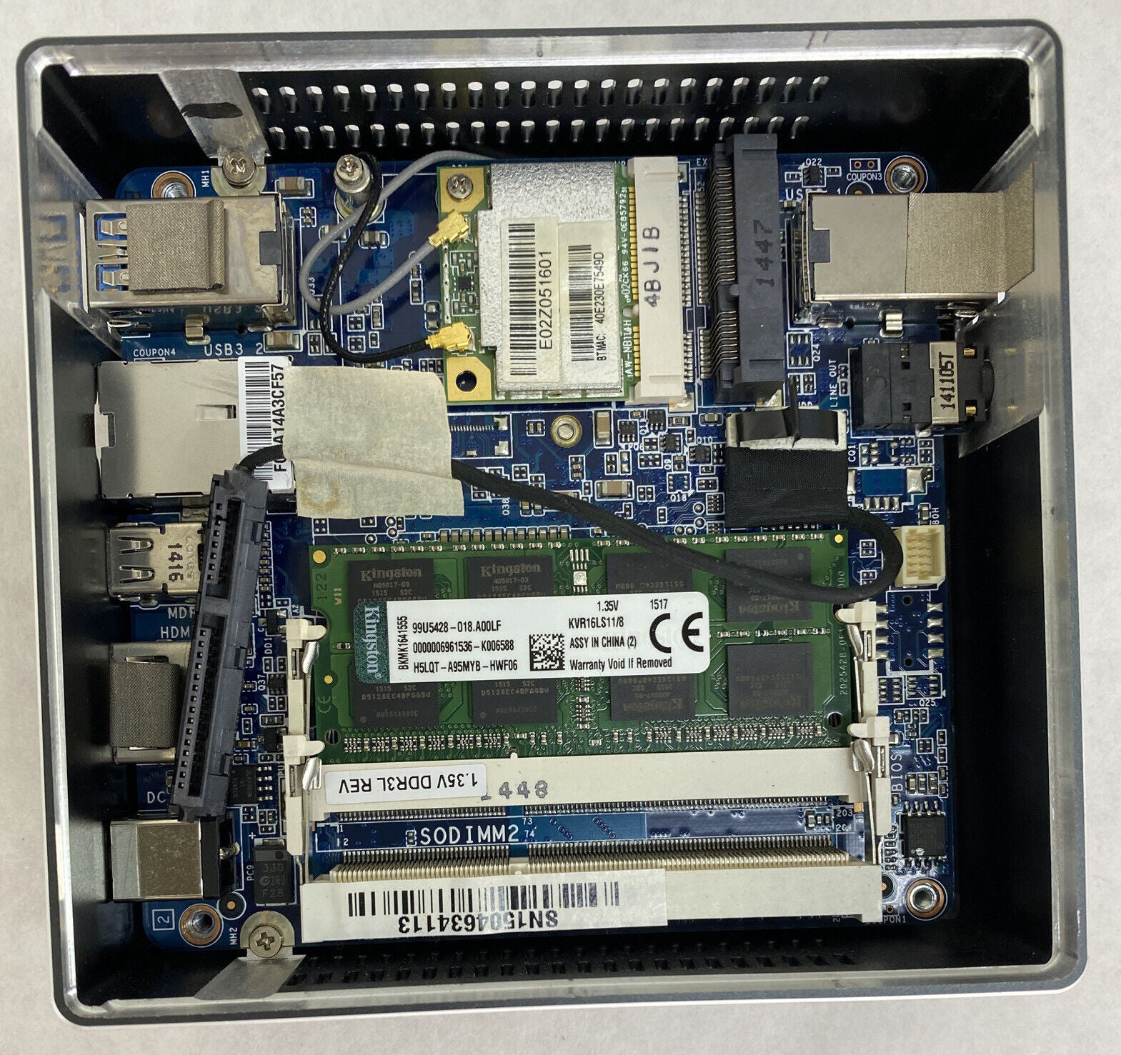 Gigabyte GB-BXi5H-4200 Slim 1.6GHz Core i5-4200U 8GB RAM NO DRIVE No AC Adapter