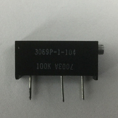 Bourns, Trimmer, 100K, 7003A, 3069P-1-104