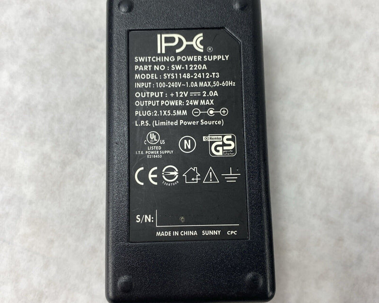 Sunny SYS1148-2412-T3 24W Switching Power Supply SW-1220A