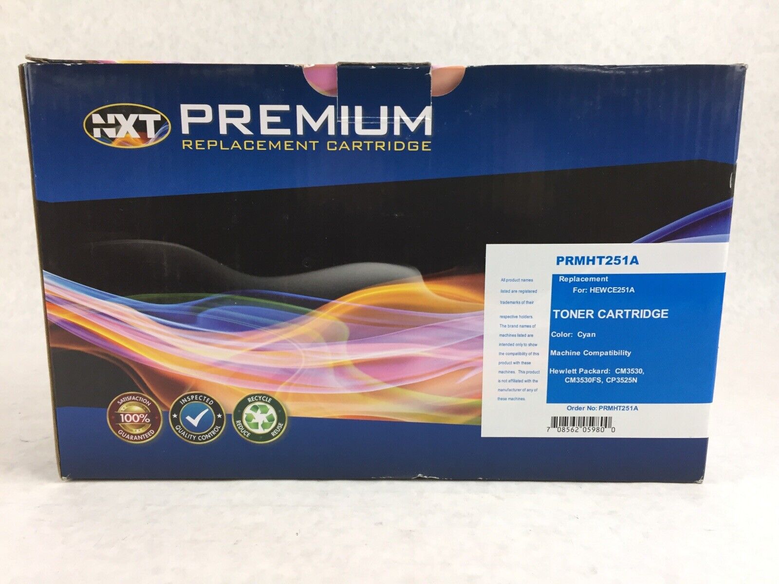 NXT Premium Replacement Cartridge PRMHT251A Cyan