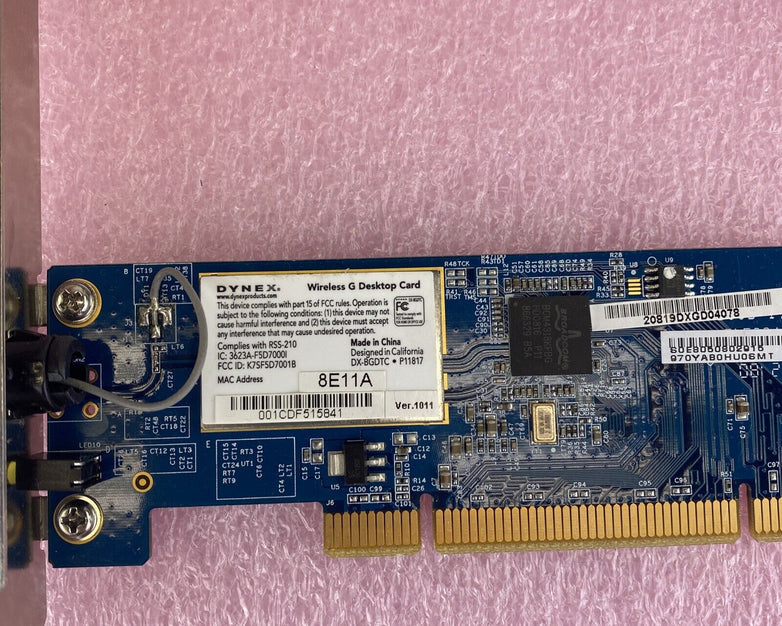 Dynex DX-BGDTC 802.11G Wireless G desktop PCI card