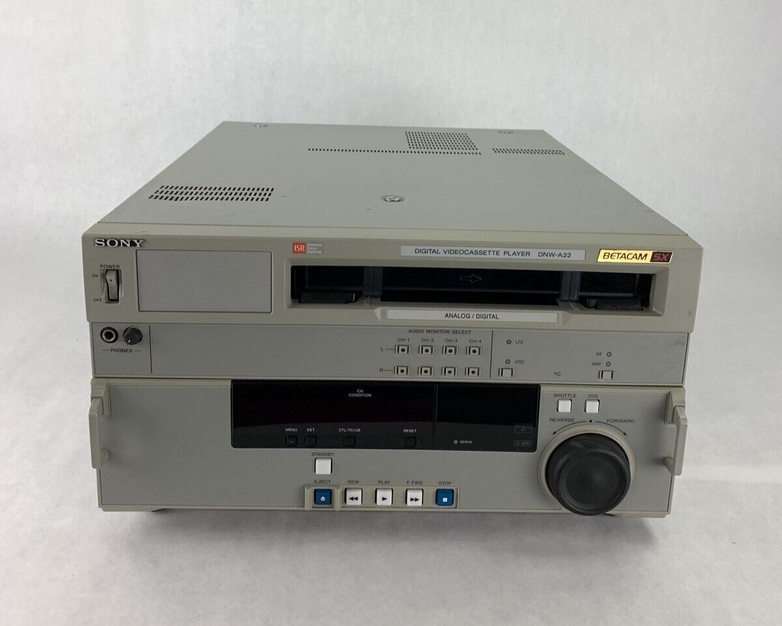Sony Betacam SX digital Video Cassette Player DNW A22 For Parts and Repair
