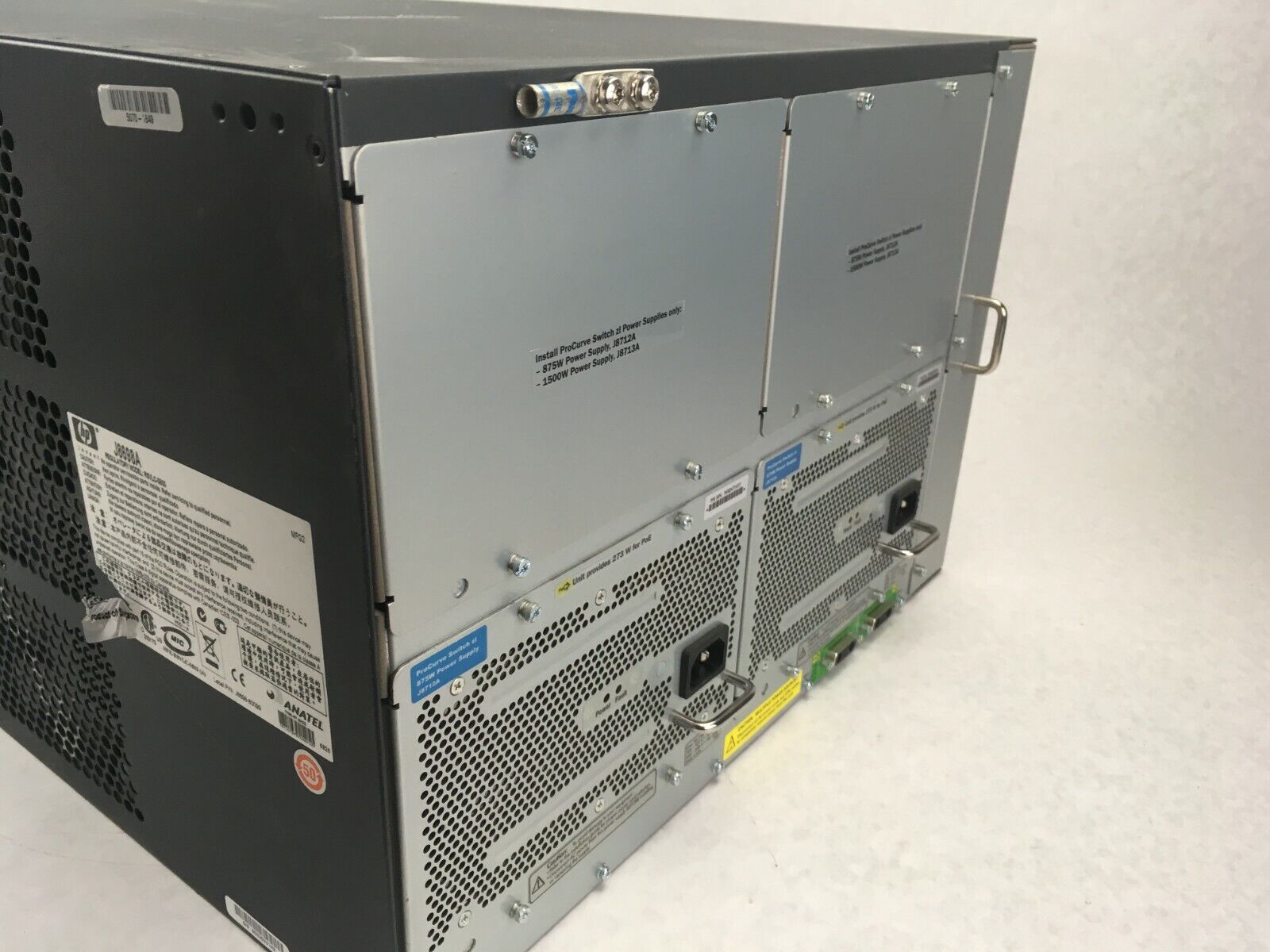 HP J8726A w/ 6 J8702A Modules + J8698A ProCurve Switch 5412 + J8705A Gig-T