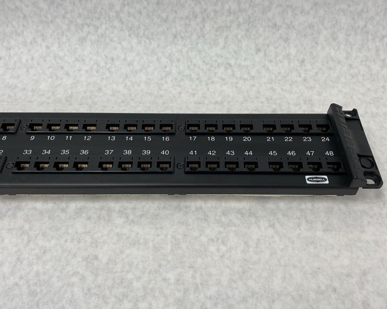 Hubbell P6E48U 2U 48-Port Nextspeed 6 Universal Patch Panel