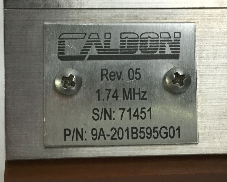 Caldon 9A-201B595G01 1.74 MHz CW 7967  OW 38.00  HW .635  Untested