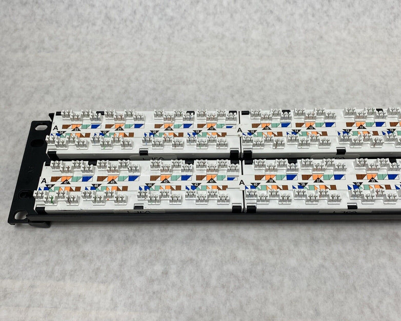 Hubbell P6E48U 2U 48-Port Nextspeed 6 Universal Patch Panel