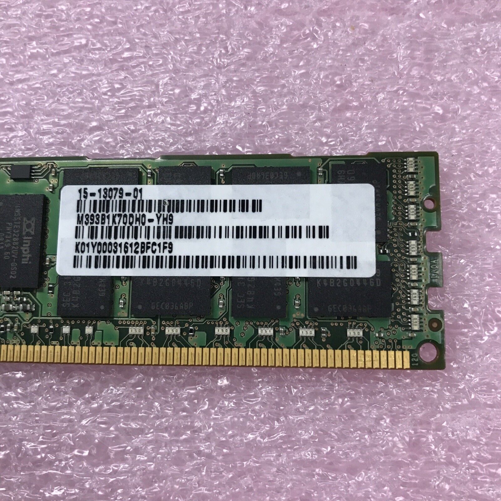 Samsung 8GB 2Rx4 PC3L-10600R-09-11-E2-P2 Server Ram M393B1K70DH0-YH9