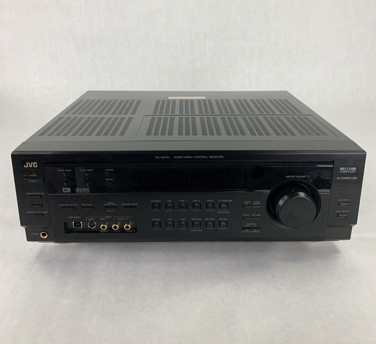 JVC RX-8010V A/V receiver with Dolby Digital and DTS For Parts and Repair