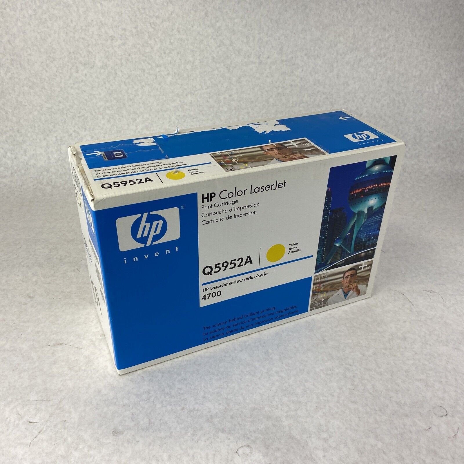 Genuine New HP LaserJet 643A Toner Print Cartridge Q5952A Yellow -Factory Sealed