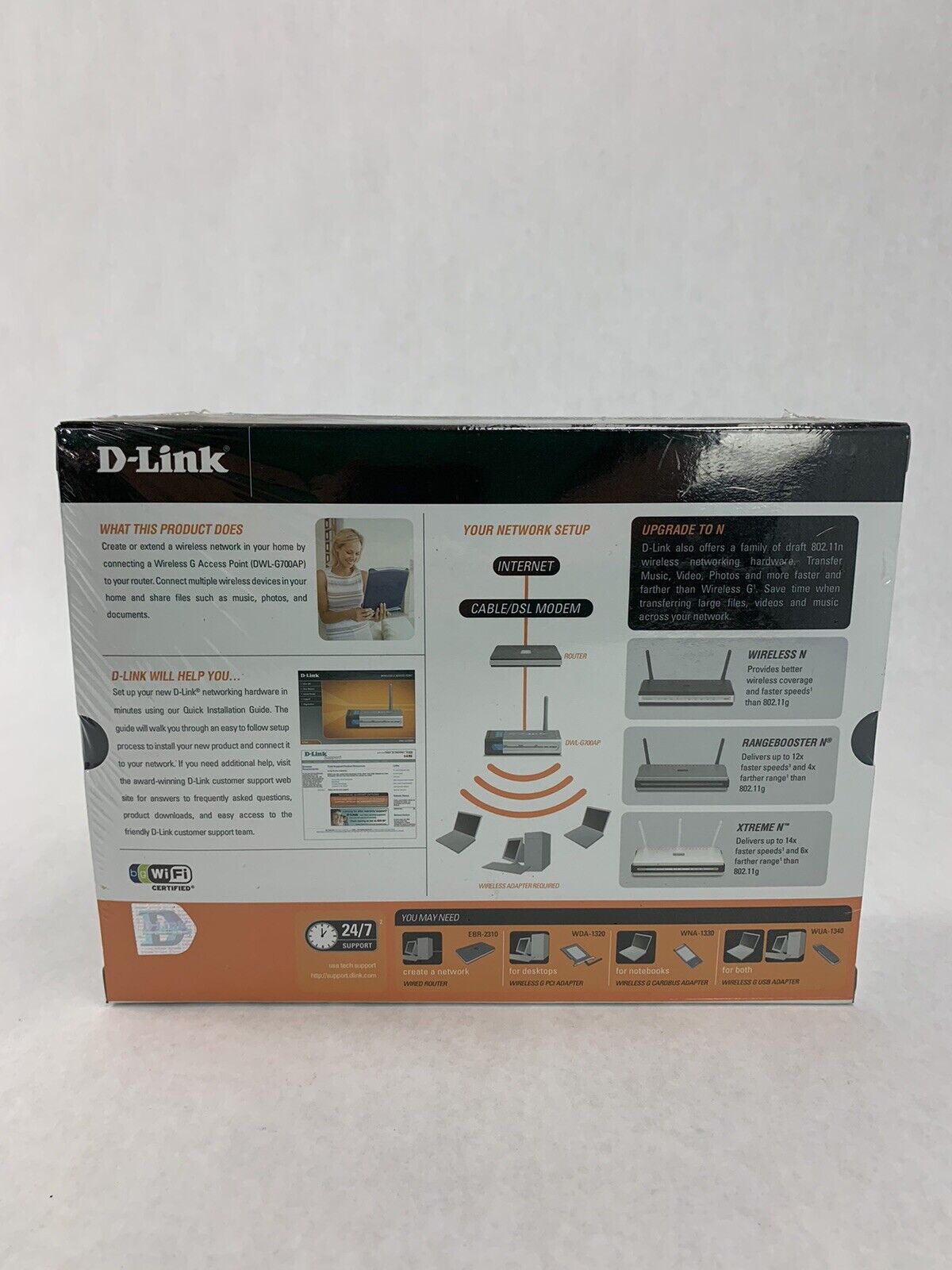 D-Link DWL-G700AP Wireless G AirPlus Wireless Access Point