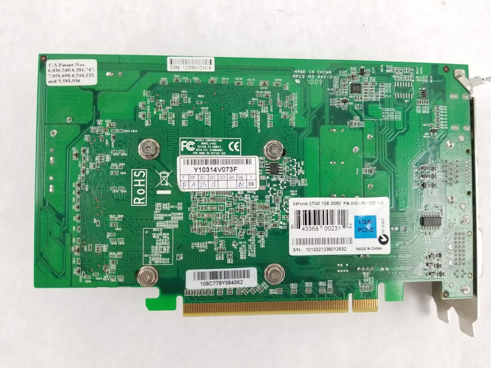 EVGA Nvidia GeForce GT240 1GB DDR3 PCIe Video Card