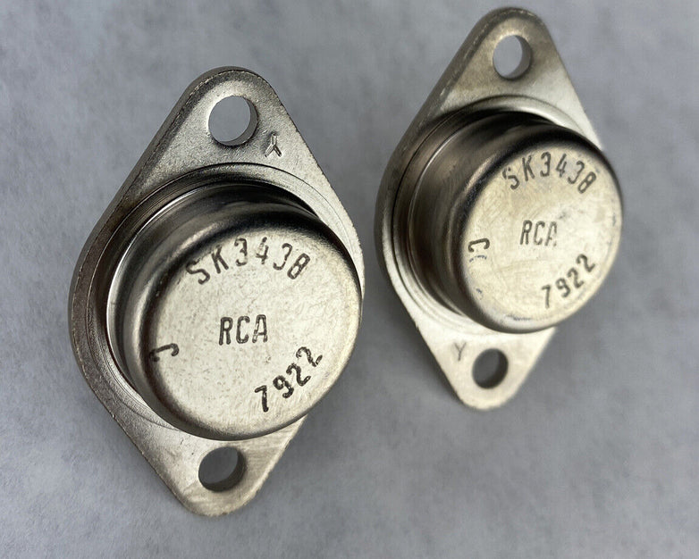 Lot( 2 ) RCA SK3438 Bipolar Transistor 7922