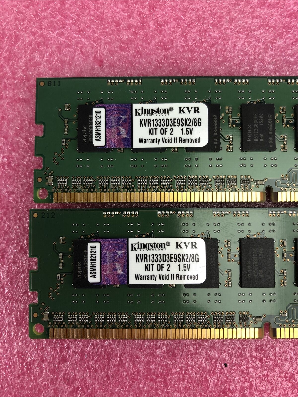 Kingston 8GB DDR3 1333MHz PC3-10600 240-Pin DIMM non-ECC kit of 2