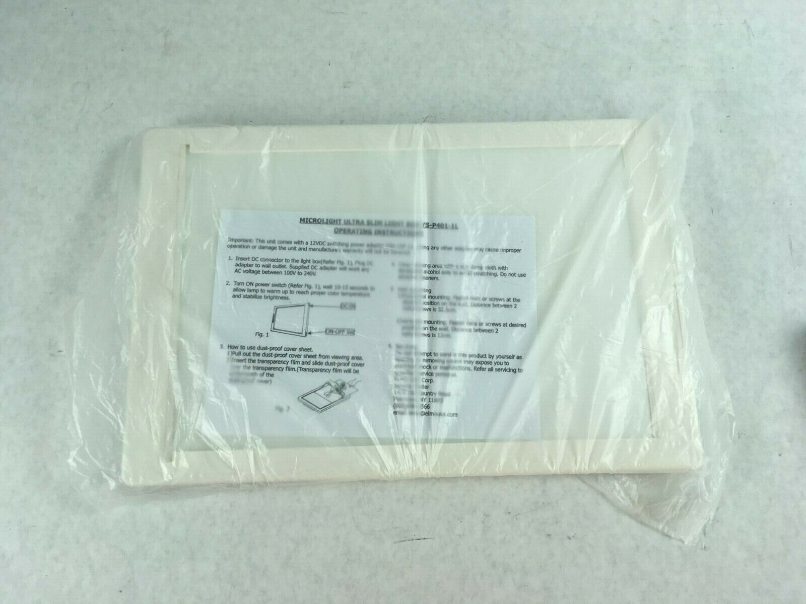 Elmo 1108 Base Light Box YS-P401-1L Ultra Slim White NOS