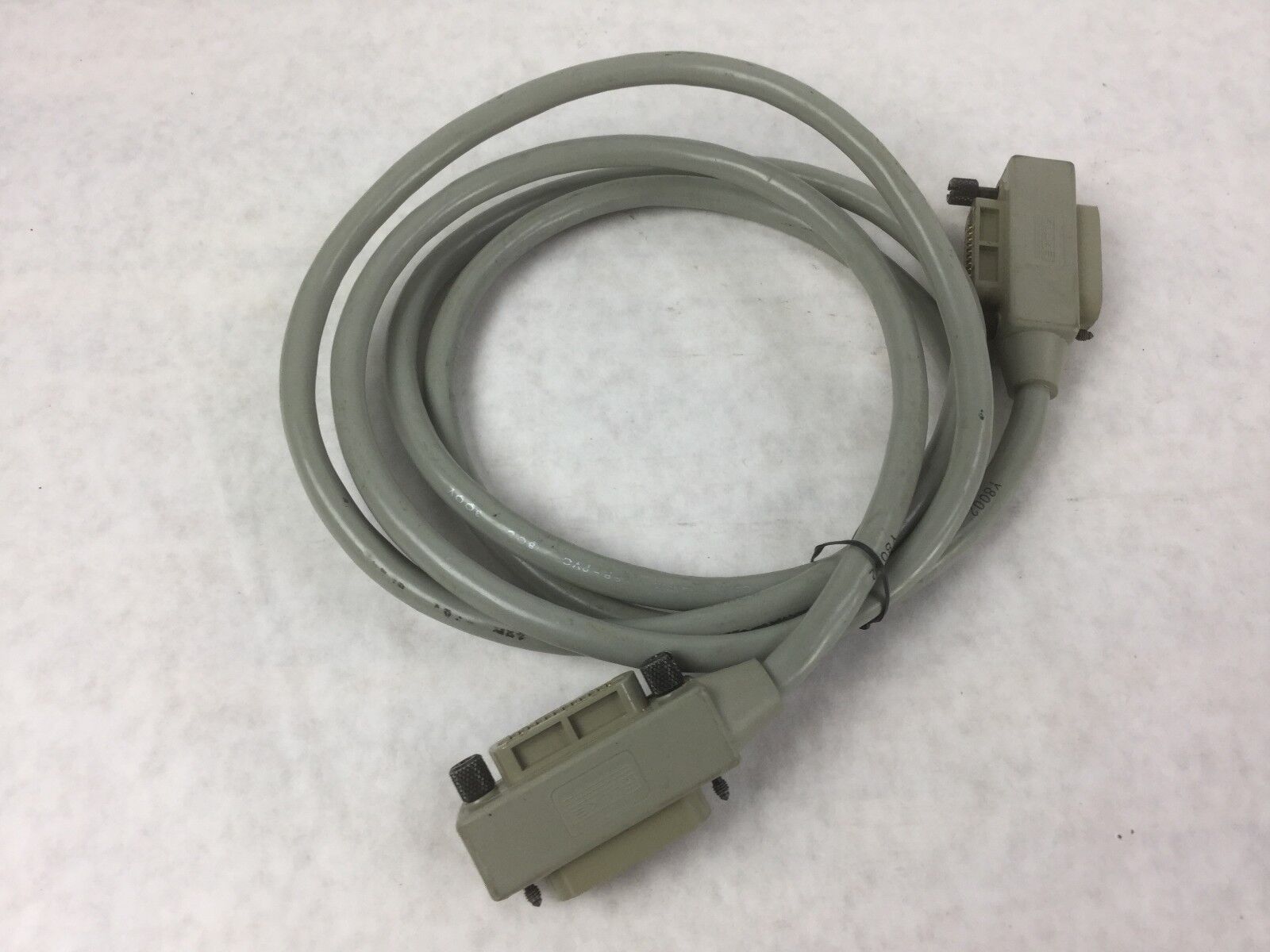 Fluke AMP 7ft Cable with Connectors on Each End, 300V, SR-PVC, Used