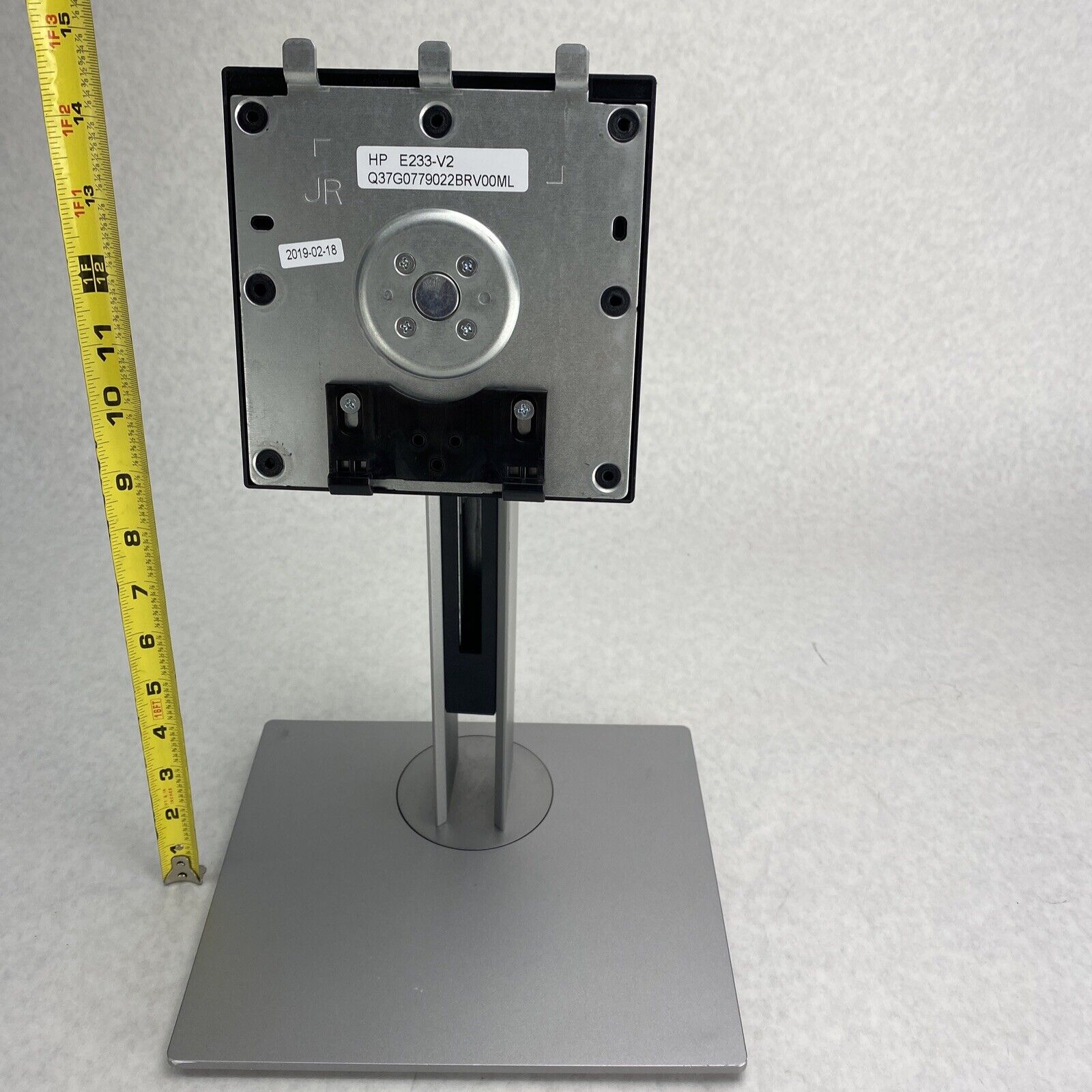 Jarlly 921007-0001 Monitor Stand Base E233-V2 Black and Silver 920693-702