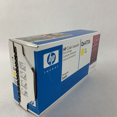 OEM HP 502A Yellow LaserJet Toner Print Cartridge Q6472A