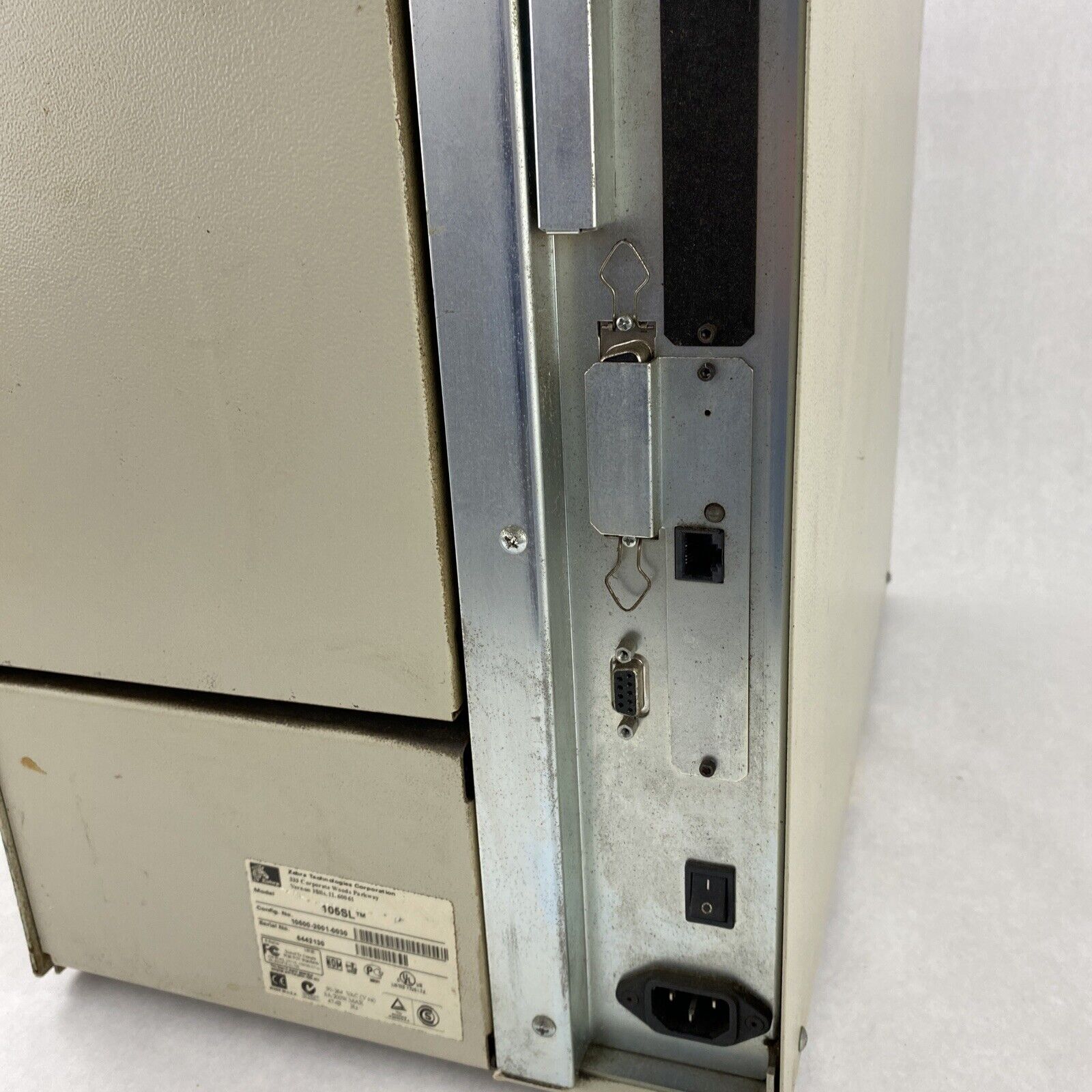 Zebra 105SL Thermal Label Printer 10500-2001-0030 w/ Serial and Parallel
