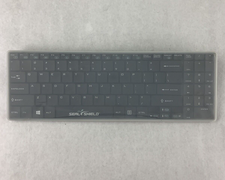 Seal Shield Wireless Waterproof Keyboard SSKSV099WV2 Black Tested No Receiver