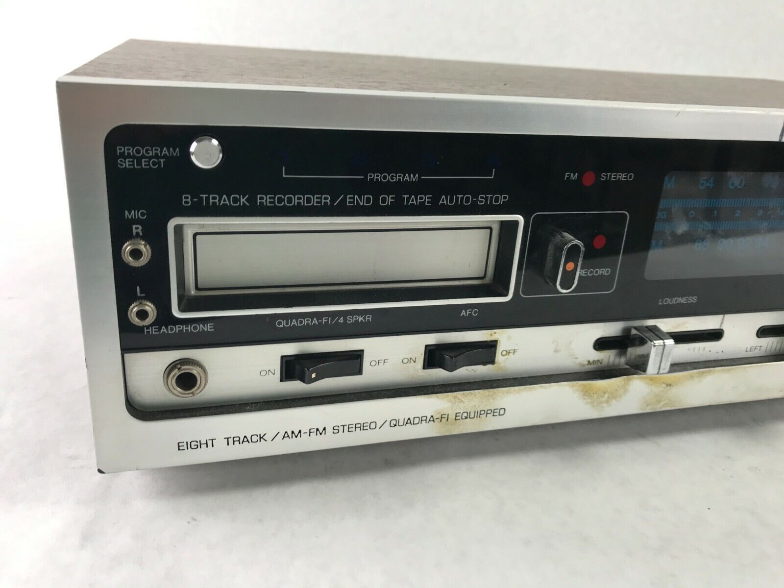 General Electric GE Stereo AM/FM 8 Track Player Music System 9-7201A