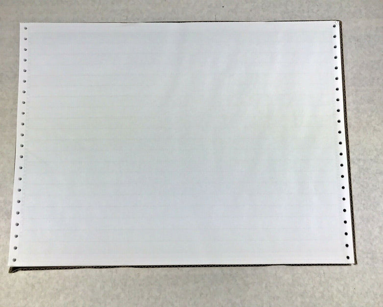 Staples 14 7/8 x11 Inches 2800 Sheets 1/2 Inch Green Bar
